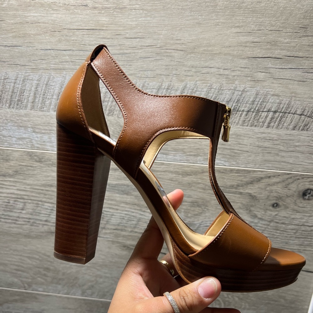 Brown Michael Kors heels .